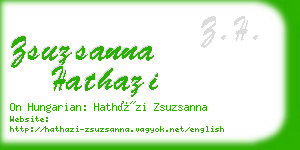 zsuzsanna hathazi business card